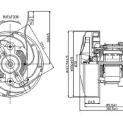 1000W Dry Type Small Vacuum Motor - 图片 3