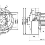 Small 85mm Vacuum Motor 350W - 图片 3