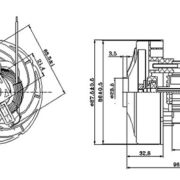 Small Dry Vacuum Cleaner Motor 400W - 图片 3