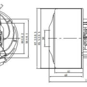 2 Stages Mini Vacuum Motor 600W - 图片 3